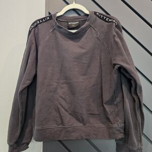 Kittenish Charcoal Crewneck Sweater